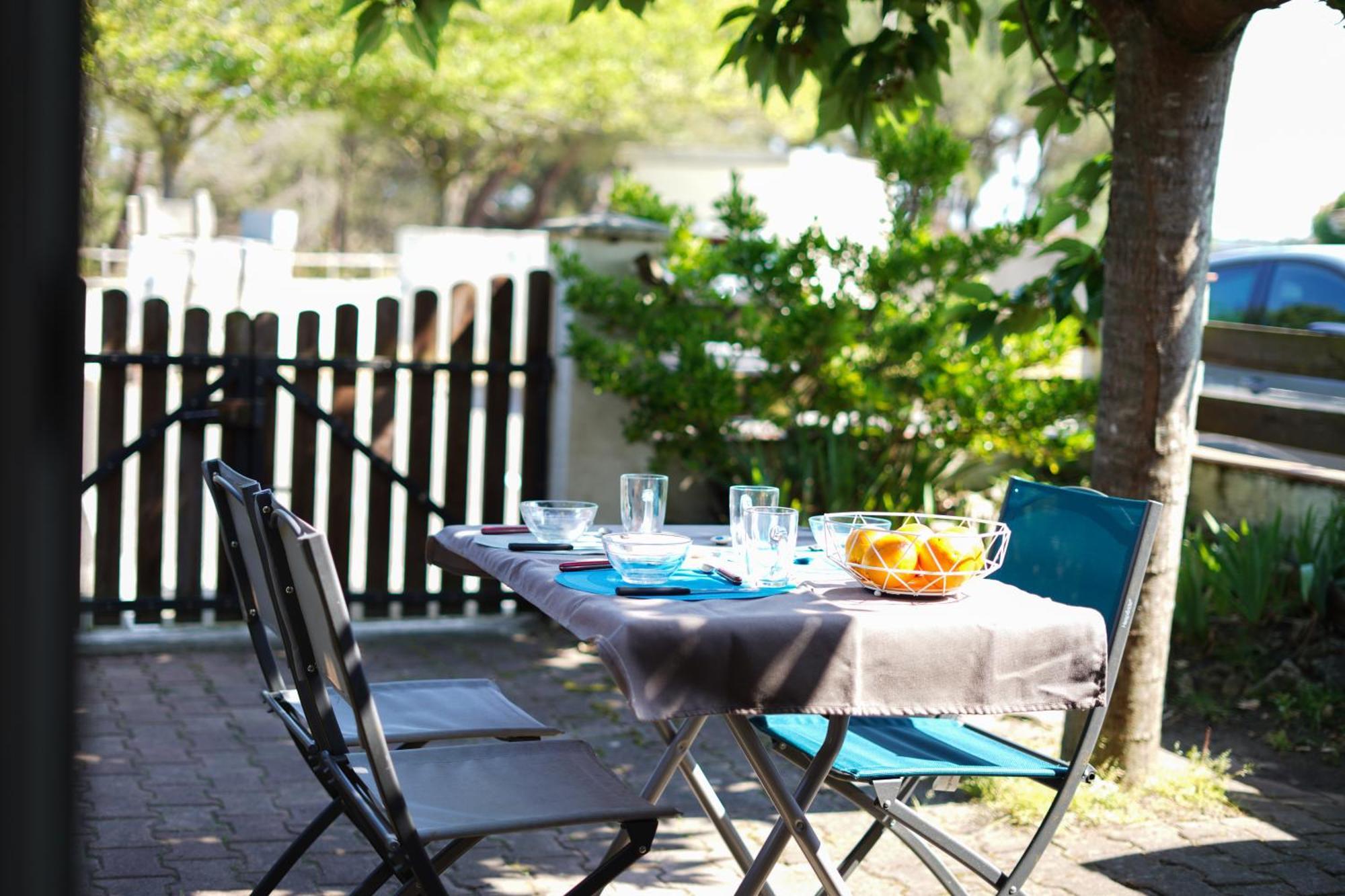 Maisonnette au pied de l'Océan avec terrasse Biscarrosse Esterno foto